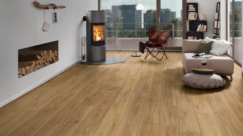 Caramel Pistachio Oak German Laminate Flooring