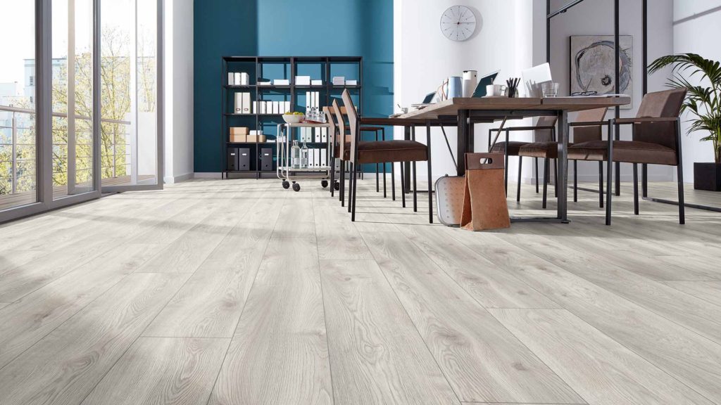 Makro Oak White German Laminate Flooring