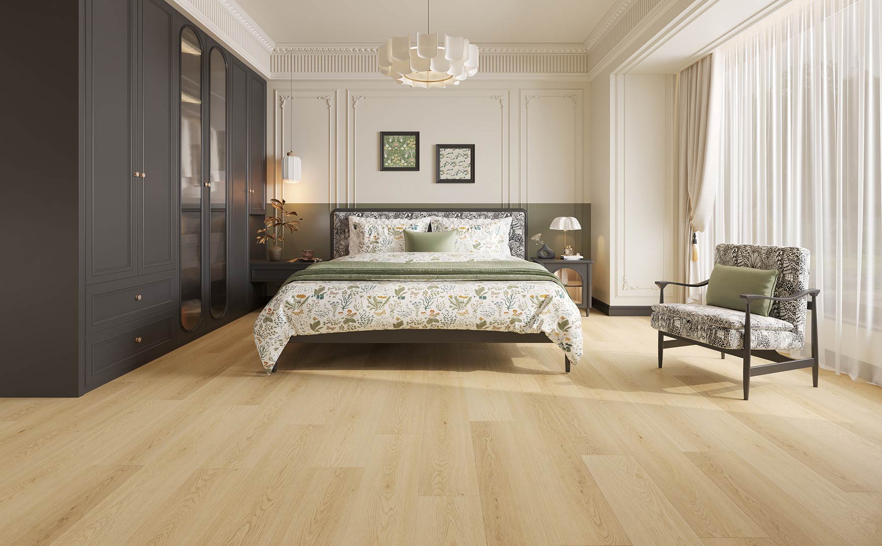 The Norwegian Bedroom Laminate Flooring